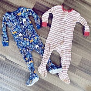 2 sets of footie pajamas for the price of 1!